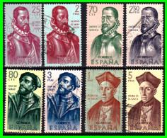 ESPAÑA SELLOS AÑO 1962   - FORJADORES DE AMERICA  – SERIE - Used Stamps
