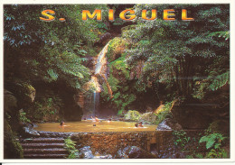 Portugal Azores Posttcard Sent To Denmark Saint Michael's Island Wirth Portugal Stamps - Açores