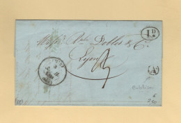Thizy - 68 - Rhone - 3 Avril 1841 - Boite Rurale A - Courrier De Cublize - Decime Rural - 1801-1848: Vorläufer XIX