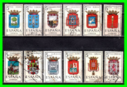 ESPAÑA SELLOS AÑO 1962   - ESCUDOS DE LAS CAPITALES DE PROVINCIAS ESPAÑOLAS  – SERIE - - Oblitérés