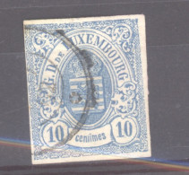 Luxembourg  :  Mi  6a  (o)  Variété:  Ceniimes - 1859-1880 Armarios