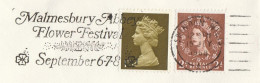 MALMESBURY ABBEY FLOWER FESTIVAL Cover 1968 Illus Flowers SLOGAN Swindon Gb Stamps Religion Church - Brieven En Documenten