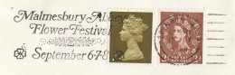 1968 Cover MALMESBURY ABBEY FLOWER FESTIVAL Illus Flowers SLOGAN Swindon Gb Stamps Religion Church - Covers & Documents