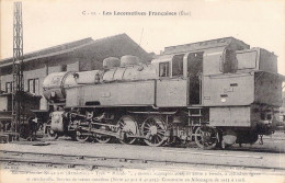 Trains - C12 - Les Locomotives Françaises (Etat) Machine-tender N°12 916 (Type Mikado). Edit F. Fleury Paris - Train - Trains