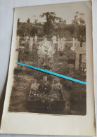 1917 Courlandon Cimetière HOE13 Tombe Courgeau Gaston 2eme RIC Infanterie Colonial Hôpital évacuation Poilus 14 18 Photo - Guerre, Militaire