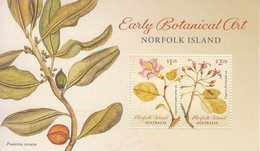 2020 Norfolk Island Early Botanical Art Plants Botany Souvenir Sheet  MNH - Norfolk Island