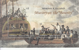 2019 Norfolk Island Mutiny On The Bounty Ships Pitcairn Souvenir Sheet  MNH - Isla Norfolk