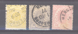 Luxembourg  :  Mi  30-32  (o) - 1859-1880 Stemmi