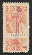 SE)MEXICO FISCAL STAMP 2C, MINT - Mexique