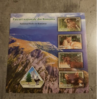 ROMANIA NATIONAL PARKS IN ROMANIA MINIATURE SHEET MNH - Ongebruikt