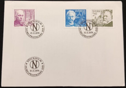 DM)1979, SWEDEN, FIRST DAY COVER, ISSUE, 1919 NOBEL PRIZES, ULES BORDET, MEDICINE, JOHANNES STARK, PHYSICS, CARL SPITTEL - Sonstige & Ohne Zuordnung