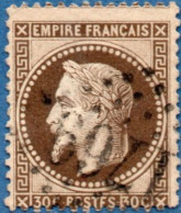 France 1862 30 C Cancelled 1769 Le Havre - 1863-1870 Napoléon III Lauré