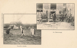 Roybon Abbaye Notre Dame De Chambarand Travail Au Jardin Le Charronnage - Roybon