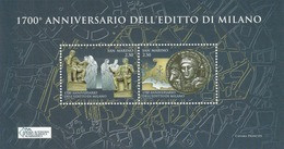 2013 San Marino Edict Of Milan Miniature Sheet Of 2 MNH @ Well BELOW Face Value - Unused Stamps