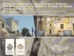 2013 San Marino Church Of John The Baptist Miniature Sheet Of 2 MNH @ Well BELOW Face Value - Ungebraucht