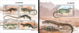 Niger 2023, Animals, Lizards, 4val In BF+BF - Níger (1960-...)