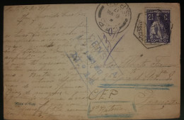 TIPO CERES - CENSURAS - WWI - Lettres & Documents