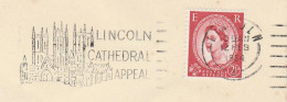 1964 Cover LINCOLN CATHEDRAL APPEAL  Illus CATHEDRAL SLOGAN  Gb Stamps Religion Church - Briefe U. Dokumente