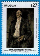 Uruguay 2021 ** Centenary Of Manuel Espínola. Painting "Portrait Of A Tall Man." - Uruguay