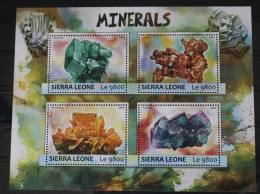 Sierra Leone 8230-8233 Postfrisch Als Kleinbogen #WS210 - Sierra Leone (1961-...)