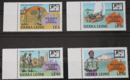 Sierra Leone 1046-1049 Postfrisch Pfadfinder #WS215 - Sierra Leone (1961-...)
