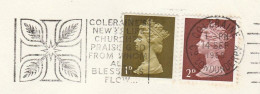 Religion Cover 1968  COLERAINE NEW LIFE CHURCHES  Praise GOD From Whom ALL BLESSINGS FLOW CROSS SLOGAN Gb  Church - Lettres & Documents