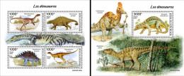 Niger 2023, Animals, Dinosaurs, 4val In BF+BF - Vor- U. Frühgeschichte