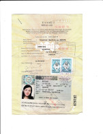 Hellas / Greece - Consular Section In Skopje Macedonia - Visa - Documents Historiques