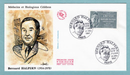 FDC France 1987 - Personnages Célèbres 1987 - Bernard  Halpern - YT 2456 - Paris - 1980-1989