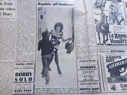 STAMPA SERA  29/5/1964 SOFIA LOREN PECETTO TORINESE - Altri & Non Classificati