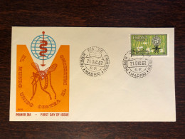 SPAIN FDC COVER 1962 YEAR MALARIA HEALTH MEDICINE STAMPS - FDC