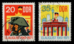 DDR 1971 Nr 1691-1692 Gestempelt X986582 - Oblitérés