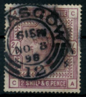 GROSSBRITANNIEN 1840-1901 Nr 82ax Zentrisch Gestempelt X69FACE - Oblitérés