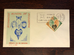 SPAIN FDC COVER 1966 YEAR PSYCHIATRY MENTAL HEALTH MEDICINE STAMPS - FDC