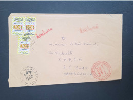 Maroc - Morocco - Marruecos - 2010 - Lettre Avec 3 Vignettes Type 1 - N°4 - Marokko (1956-...)