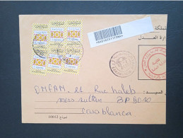 Maroc - Morocco - Marruecos - 2010 - Lettre Avec 6 Vignettes Type 1 - N°8 - Morocco (1956-...)