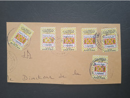Maroc - Morocco - Marruecos - 2010 - Lettre Avec 6 Vignettes Type 1 Sur Fragment - N°10 - Marruecos (1956-...)