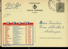 Publibel Obl. N° 1386  ( R.V.A.W. Forum  Flamand De L'époque) - Obl. TEMSE - 20/03/56 - Publibels