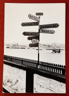 Vintage-Photo Postcard-Denmark-Greenland-DANISH AIR TERMINAL-Søndre Strømfjord-used-with Stamp - Danemark