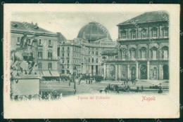 Napoli Città Piazza Plebiscito Rilievo Stengel 11204 Cartolina MX5625 - Napoli