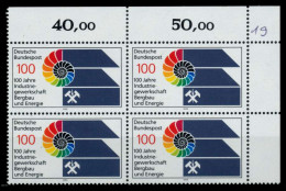 BRD 1989 Nr 1436 Postfrisch VIERERBLOCK ECKE-ORE X76CCA6 - Nuovi