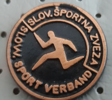 Sports Federation Of SLOVENIA Sportna Zveza Slovenije  Vintage Badge Pin - Olympische Spiele