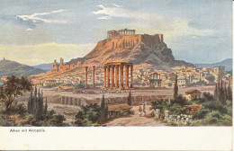 PC39185 Athen Mit Akropolis. Serie 750. No 34 - Welt