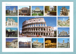 CP Italia -  Roma -- Italie - Rome Multivues - Tarjetas Panorámicas