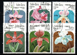LAOS - 1987 - ORCHIDEE - FLOWERS - USATI - Laos