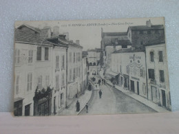 L 5336 CPA 1928 - 40 ST SEVER SUR ADOUR - PLACE LEON DUFOUR - ANIMATION - Saint Sever