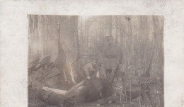 AK Foto 2 Deutsche Soldaten In Russland - Foto Manz, Zuffenhausen - 1916 (68398) - Guerra 1914-18
