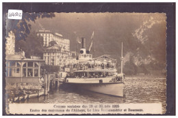 COMMUNES DE L'ABBAYE, LE LIEU, ROMAINMOTIER ET BOURNENS - COURSES SCOLAIRES DES 29 ET 30 JUIN 1925 - BATEAU - TB - Sonstige & Ohne Zuordnung