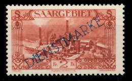 SAAR DIENSTMARKEN Nr 21 Postfrisch X7DA696 - Unused Stamps