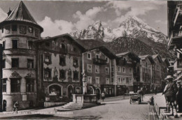 58681 - Berchtesgaden - Marktplatz Mit Watzmann - Ca. 1955 - Berchtesgaden